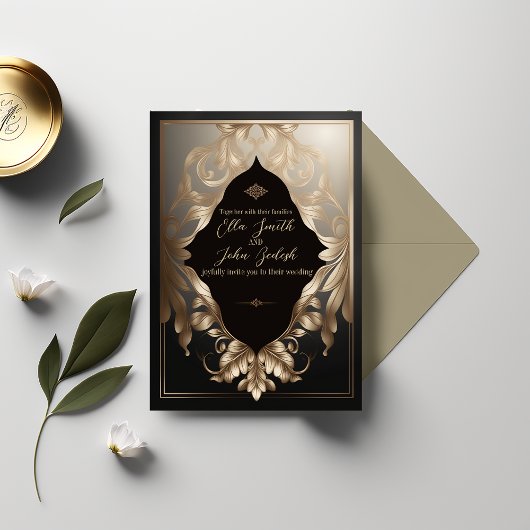 Faire-part de mariage design de luxe