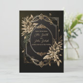 Faire-part de mariage design de luxe (Debout devant)