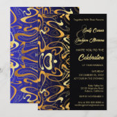 Faire-Part de Mariage Design Moderne (Devant / Derrière)