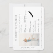 Faire-part de mariage - Destination (Dos)