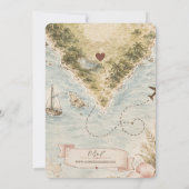 Faire-part de mariage : Destination Amour (Dos)
