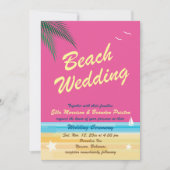 Faire-part de mariage d'été (Devant)