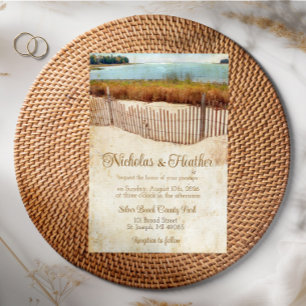 Faire-part de mariage d'été de Lake Beach