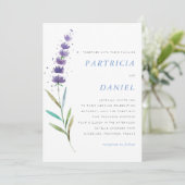 Faire-part de mariage d'été provincial (Debout devant)