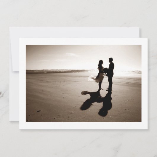 FAIRE-PART DE MARIAGE D'ÉTÉ UNIQUE (Devant)