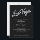 Faire-part de mariage d'étincelles Silver Las Vega<br><div class="desc">Ce Faire-part de mariage de Las Vegas est agrémenté d'un arrière - plan noir, d'un argenté brillant, ce qui en fait un lieu de séjour idéal pour un mariage à Las Vegas. Il fait partie de la collection Mariage Silver Las Vegas Sparkles. Si d'autres éléments de coordination sont nécessaires, il...</div>