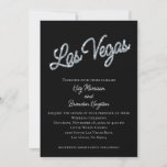 Faire-part de mariage d'étincelles Silver Las Vega<br><div class="desc">Ce Faire-part de mariage de Las Vegas est agrémenté d'un arrière - plan noir, d'un argenté brillant, ce qui en fait un lieu de séjour idéal pour un mariage à Las Vegas. Il fait partie de la collection Mariage Silver Las Vegas Sparkles. Si d'autres éléments de coordination sont nécessaires, il...</div>