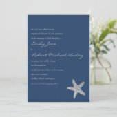 Faire-part de mariage d'étoile (Debout devant)