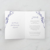 Faire-part de mariage-Deux Chrétien Devient Un (Intérieur)