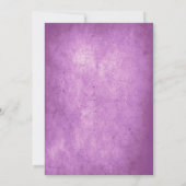 Faire-part de mariage d'Halloween avec crâne (Dos)