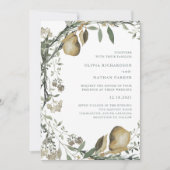 Faire-part de mariage d'hiver de la récolte | de (Devant)