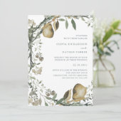 Faire-part de mariage d'hiver de la récolte | de (Debout devant)