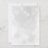 faire-part de mariage d'hiver noël en fuite (Dos)