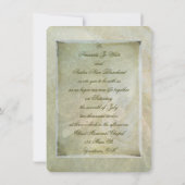 Faire-part de mariage d'horloge vintage (Dos)