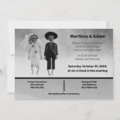 Faire-part de mariage d'horreur de mariée (Dos)