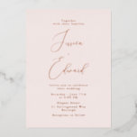 Faire-part de mariage d'huile d'or flush et Rose<br><div class="desc">Faire-part de mariage d'huile d'or brun et Rose Voir les articles correspondants dans Niche et magasin de nids</div>