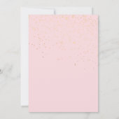 Faire-part de mariage d'image or ovale en fleurs r (Dos)