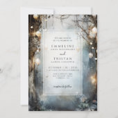 Faire-part de mariage d'Imaginaire de fond foresti (Devant)