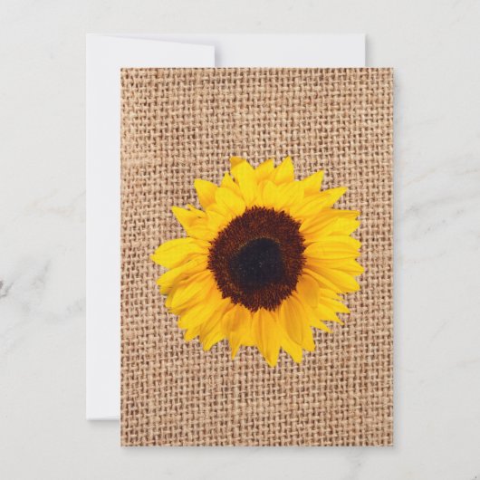 Faire-part de mariage d'impression de toile de (Dos)