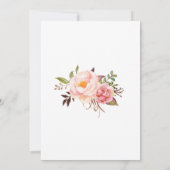 Faire-part de mariage discret et élégant 'Just Lov (Dos)