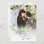 *~* Faire-part de mariage DIY pour couples avec PH (Devant / Derrière)