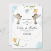 Faire-part de mariage d'oiseaux rustiques modifiab (Devant)