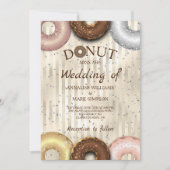 FAIRE-PART DE MARIAGE DONUT (Devant)