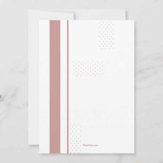 Faire-part de mariage d'orchidées (Dos)