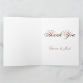 faire-part de mariage doré modèle (Intérieur)