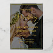 Faire-part de mariage double face avec photos (Recto)