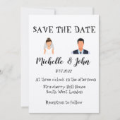 Faire-part de mariage drôle (Devant)