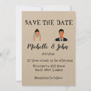 Faire-part de mariage drôle