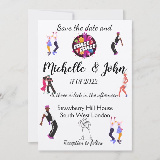 Faire-part de mariage drôle  (Devant)