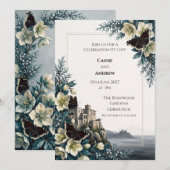 Faire-part de mariage du château de Highland Thist (Devant / Derrière)