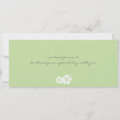 Faire-part de mariage du col de l'embarquement (Dos)