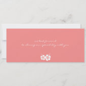 Faire-part de mariage du col de l'embarquement (Dos)