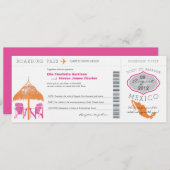 Faire-part de mariage du col du Méxique (Devant / Derrière)