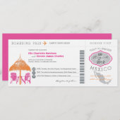 Faire-part de mariage du col du Méxique (Devant / Derrière)