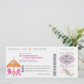 Faire-part de mariage du col du Méxique (Debout devant)