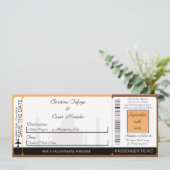 Faire-part de mariage du col du Taj Mahal Sunset B (Debout devant)