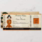 Faire-part de mariage du col Gesiha Boarding (Devant / Derrière)