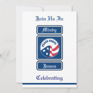 Faire-part de mariage du Corps de la paix