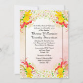 Faire-part de mariage du jardin fleuri (Devant)