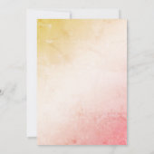 Faire-part de mariage du jardin fleuri (Dos)