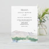 Faire-part de mariage du lac Mountain (Debout devant)