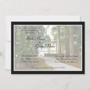 Faire-part de mariage du Parc Azalea