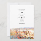 Faire-part de mariage du parc national Badlands (Devant)