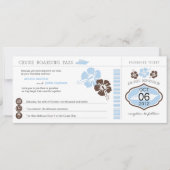 Faire-part de mariage du Pass Croisière (Devant)