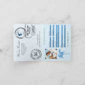 Faire-part de mariage du passeport grec (Intérieur)