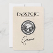 Faire-part de mariage du passeport ivoirien (Dos)